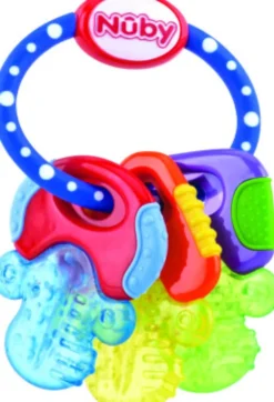 Nuby - Bide-Icybite Nøgler - 3M+Blå/Gul/Grøn