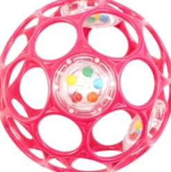Oball Rangle Motorikbold / O Ball Bold - 10 CM - Pink