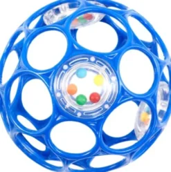 Oball Rangle Motorikbold / O Ball Bold - 10 CM - Blå