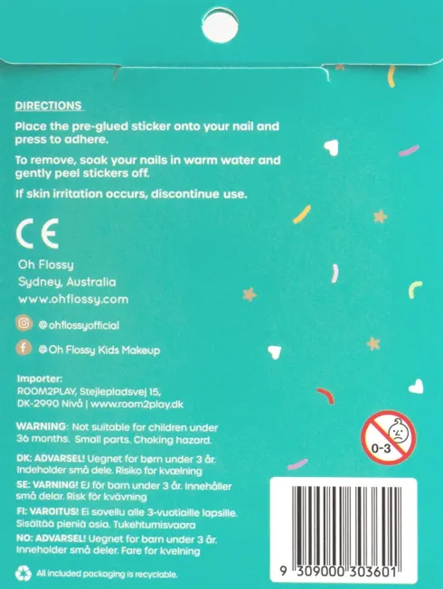 Oh Flossy - Neglestickers - Under The Sea