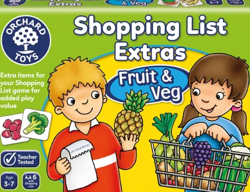 Orchard Toys - Indkøbsliste Ekstra Frugt & Grønt - 600090