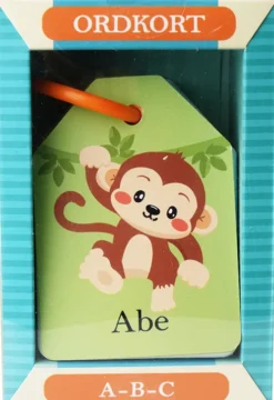 Ordkort Med Billede Til Børn - Alfabetet - Abc - Barbo Toys