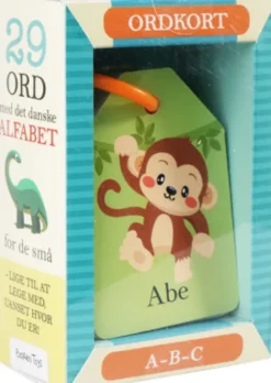 Ordkort Med Billede Til Børn - Alfabetet - Abc - Barbo Toys
