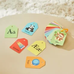 Ordkort Med Billede Til Børn - Alfabetet - Abc - Barbo Toys