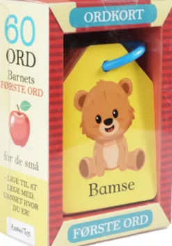 Ordkort Med Billede Til Børn - Mine Første Ord - Barbo Toys