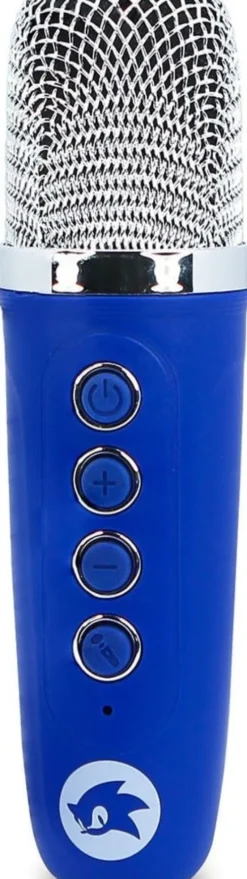 Otl - Light Up Wireless Karaoke Speaker W/ Microphone - Sonic The Hedgehog
