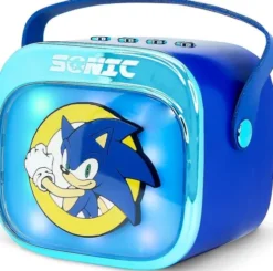 Otl - Light Up Wireless Karaoke Speaker W/ Microphone - Sonic The Hedgehog