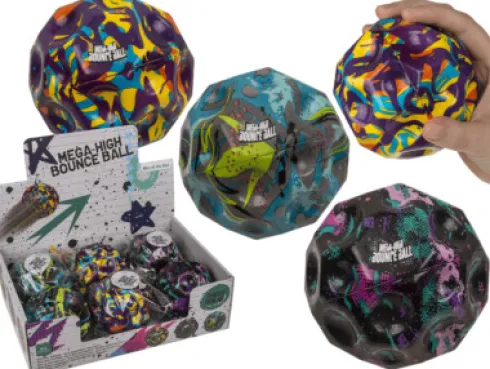 Out Of The Blue - Mega-High Bounce Ball - Hoppebold - 10 CM - Assorteret