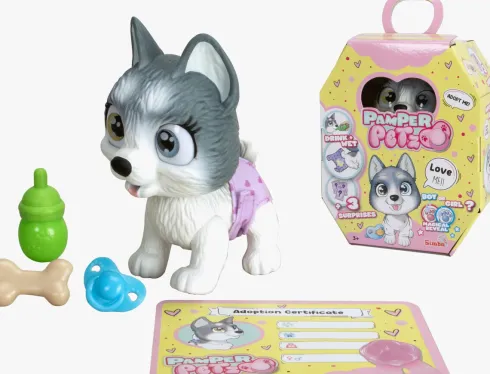 Pamper Petz - Interaktiv Husky Hund - Simba Toys