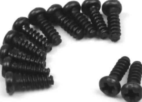 Pan Head Self Tapping Screws 6X8Mm - 12Pcs - 540153 - Blackzon