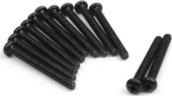 Pan Head Self Tapping Screws 6X25Mm - 12Pcs - 540159 - Blackzon