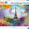 Paris Puslespil - Postcard From Paris - 500 Brikker - Ravensburger