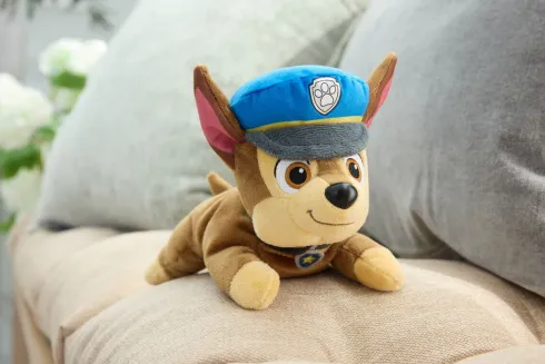 Paw Patrol Bamse - Chase - 20 CM - Gund - Hat & Halsbånd