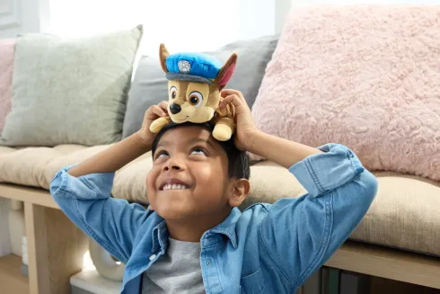 Paw Patrol Bamse - Chase - 20 CM - Gund - Hat & Halsbånd