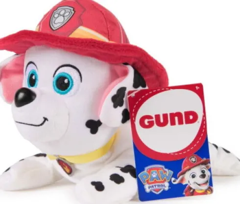 Paw Patrol Bamse - Marshall - 20 CM - Gund - Hat & Halsbånd