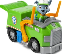 Paw Patrol - Basic Køretøj Med Rocky Figur - Recycle Truck