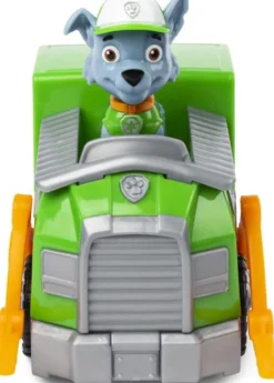Paw Patrol - Basic Køretøj Med Rocky Figur - Recycle Truck
