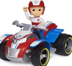 Paw Patrol - Basic Køretøj Med Ryder Figur - Rescue Atv