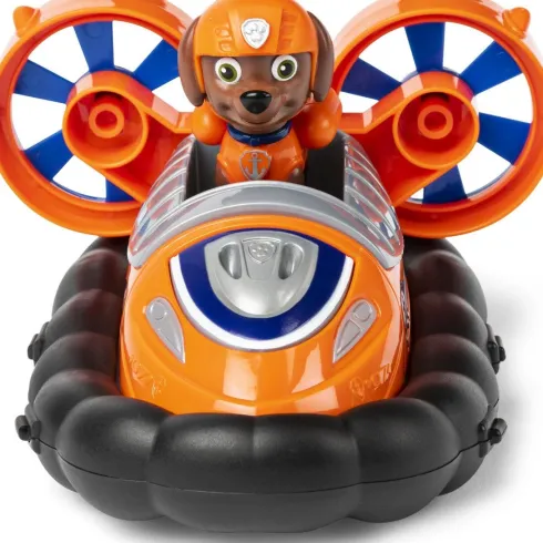 Paw Patrol - Basic Køretøj Med Zuma Figur - Hovercraft