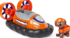 Paw Patrol - Basic Køretøj Med Zuma Figur - Hovercraft