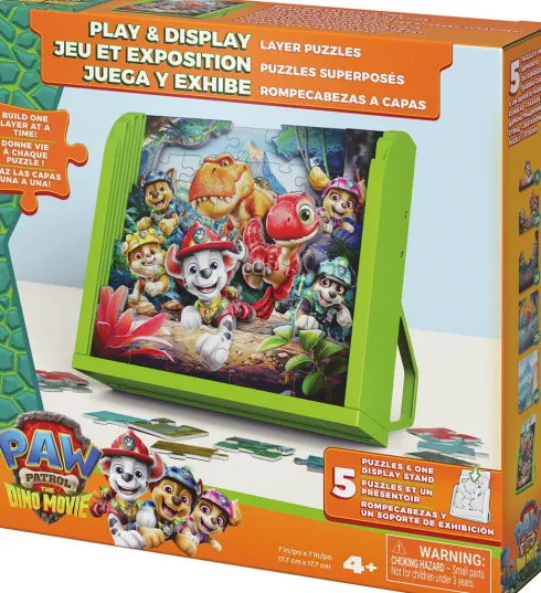 Paw Patrol Dino Puslespil - Play & Display - Spin Master Games