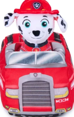 Paw Patrol - 2-I-1 Køretøj Plys Marshall 15 CM