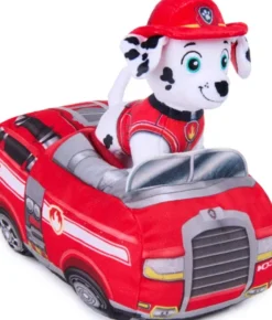 Paw Patrol - 2-I-1 Køretøj Plys Marshall 15 CM
