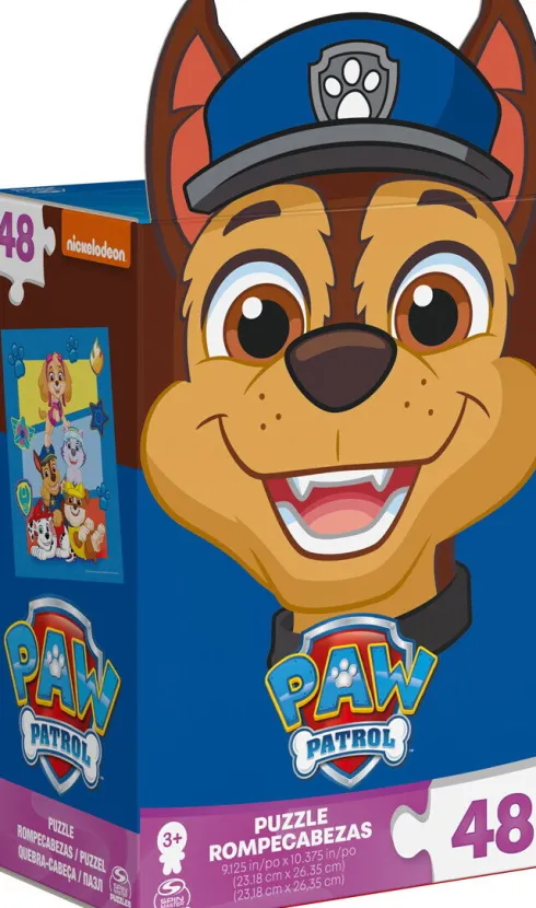 Paw Patrol - Puslespil Formet Som Karakter - Assorteret