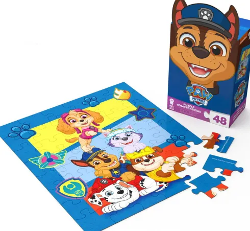 Paw Patrol - Puslespil Formet Som Karakter - Assorteret