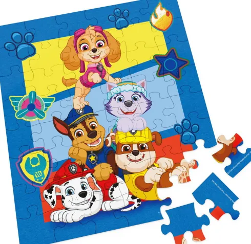 Paw Patrol - Puslespil Formet Som Karakter - Assorteret