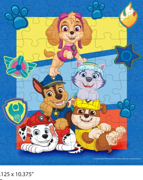 Paw Patrol - Puslespil Formet Som Karakter - Assorteret