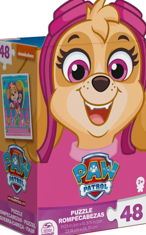 Paw Patrol - Puslespil Formet Som Karakter - Assorteret
