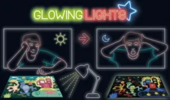 Paw Patrol Puslespil - Glowing Lights - Clementoni - 104 Brikker