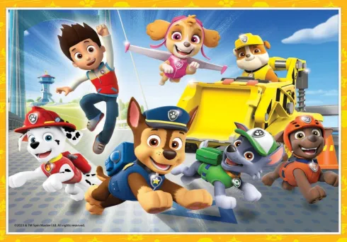 Paw Patrol Puslespil - Super Color - Clementoni - 4 Stk