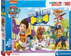 Paw Patrol Puslespil - Super Color - Clementoni - 180 Brikker