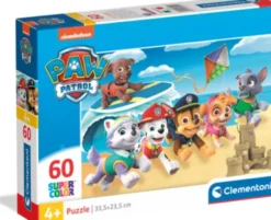 Paw Patrol Puslespil - Super Color - Clementoni - 60 Brikker