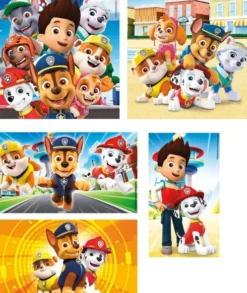 Paw Patrol Puslespil - Super Color - 10 Puslespil - Clementoni