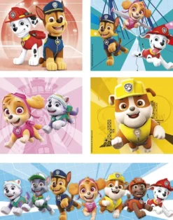Paw Patrol Puslespil - Super Color - 10 Puslespil - Clementoni