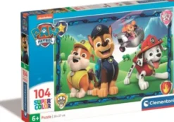 Paw Patrol Puslespil - Super Color - Clementoni - 104 Brikker