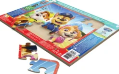 Paw Patrol - Rammepuslespil Med 16 Brikker - Assorteret