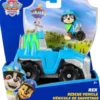 Paw Patrol - Rex Rescue Vehicle - Figur Og Køretøj Legesæt