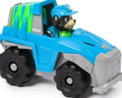 Paw Patrol - Rex Rescue Vehicle - Figur Og Køretøj Legesæt
