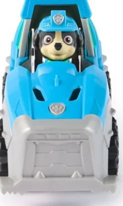 Paw Patrol - Rex Rescue Vehicle - Figur Og Køretøj Legesæt
