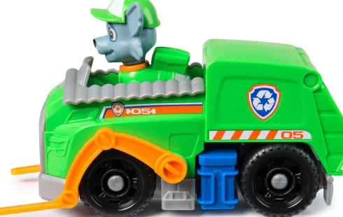 Paw Patrol - Rocky Recycle Truck - Figur Og Køretøj Legesæt