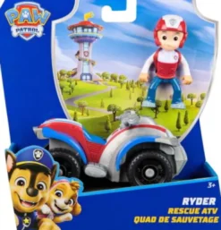 Paw Patrol - Ryder Rescue Atv - Figur Og Køretøj Legesæt