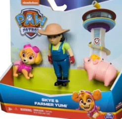 Paw Patrol - Skye Og Farmer Yumi - Figur Legesæt