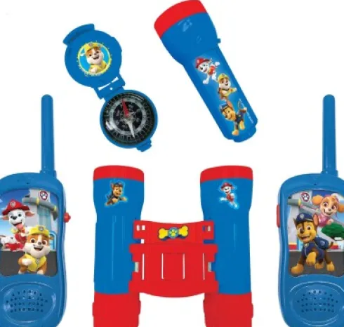 Paw Patrol - Walkie Talkie Og Kikkert Legetøjs Sæt - Lexibook