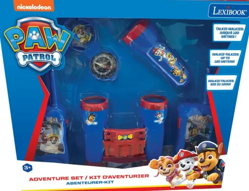 Paw Patrol - Walkie Talkie Og Kikkert Legetøjs Sæt - Lexibook
