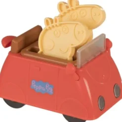 Peppa Pig - Bil-Brødrister Med Kendingsmelodi - Gurli Gris - Hti