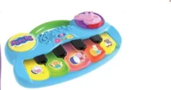 Peppa Pig - Legetøjs Keyboard Med Temamelodi - Gurli Gris - Hti